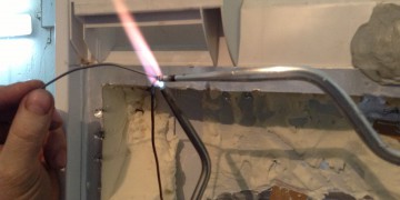 Убираем локринг и соединяем трубки пайкой